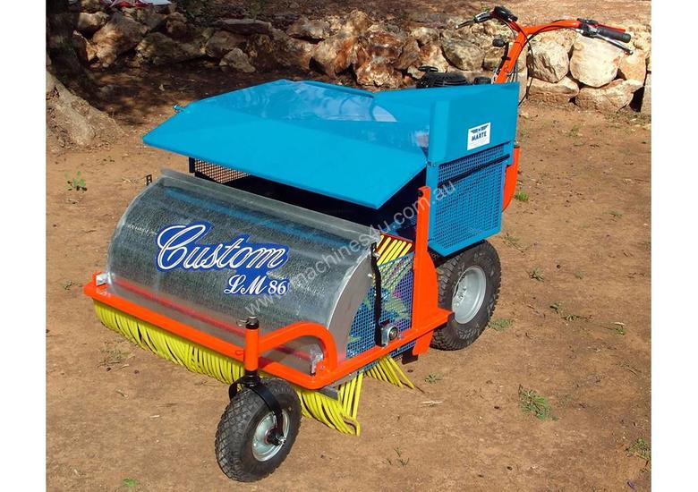 caption SELF PROPELLED NUT/OLIVE HARVESTER