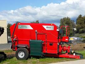 FARMTECH TYYKM-8 HORIZONTAL FEED MIXER + DUAL ELEVATORS (8.0M3) - picture0' - Click to enlarge