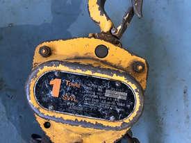 Chain Hoist Block and Tackle 1 ton x 3 mtr Drop PWB Anchor Lifting Crane PWB Anchor - picture2' - Click to enlarge