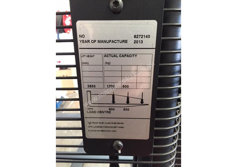 caption BT FORKLIFTS SWE120S
