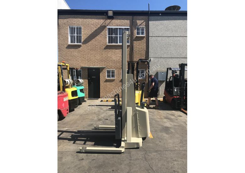 caption Crown Walk behind Stacker - New Batteries - Great refurbished unit with Warranty