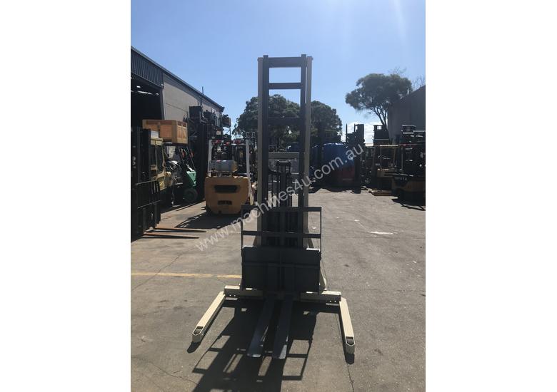 caption Crown Walk behind Stacker - New Batteries - Great refurbished unit with Warranty