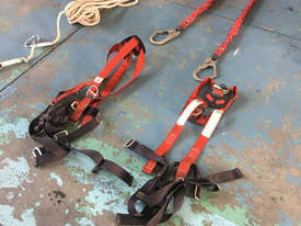 MSA Roof Top Safety Set Harness & Lanyard Twin Set Fall Protection Kit - picture0' - Click to enlarge