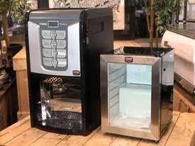 SAECO PHEDRA SILVER FULLY AUTOMATIC ESPRESSO COFFEE MACHINE WITH FRIDGE - picture1' - Click to enlarge