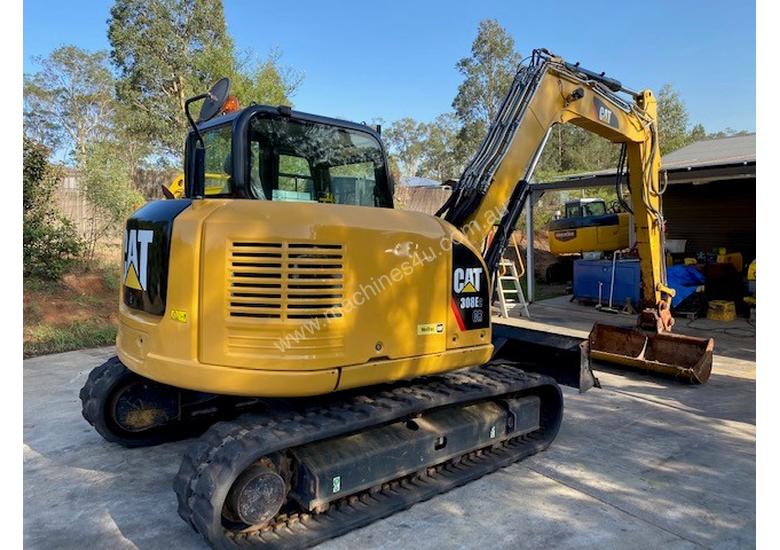 caption 308E2 Excavator Rubber Tracks with Nation Wide Power Train & Hydraulic Warranty until June 2020.