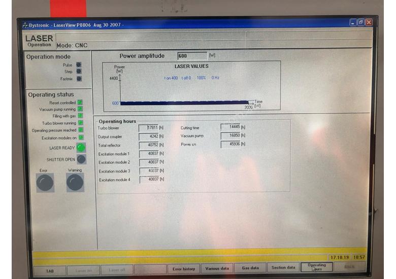 Used 2011 bystronic BYSTAR 4020 Laser Cutting Machines in , Listed on