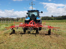 FARMTECH T-OD 554 LINKAGE ROTARY TEDDER (5.5M) - picture1' - Click to enlarge
