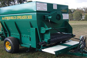 Seymour 3.65 Cubic Metre Mulch Spreader Seymour 3.65 Cubic Metre Mulch Spreader