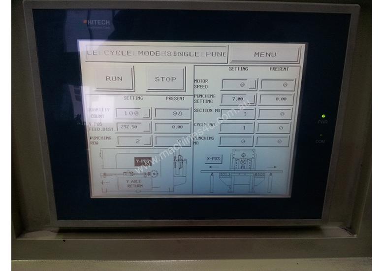 caption 100 Ton CNC Perforating Machine