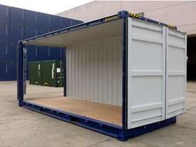 New 20 Foot High Cube Open Side Shipping Container in Stock Brisbane - picture2' - Click to enlarge