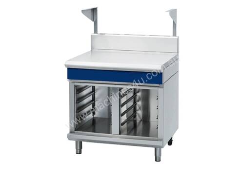 Blue Seal Evolution Series B90S-CB - 900mm Bench Top With Salamander Support Cabinet Base