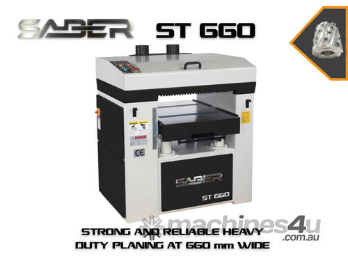 Strong Robust And Reliable Thicknesser At 660 mm Wide