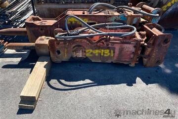 NPK HYDRAULIC ROCK BREAKER, PIN SIZE 14CM, CENTRE 43CM, EAR 43CM,