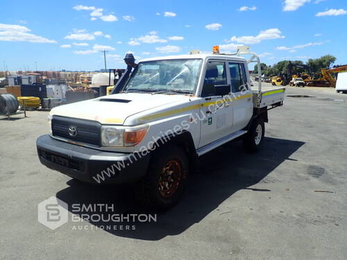 2014 TOYOTA LANDCRUISER VDJ79R 4X4 DUAL CAB WORKMATE TRAY TOP