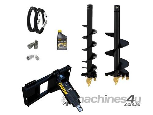 Digga PDX auger drive combo package tractor up to 60Hp