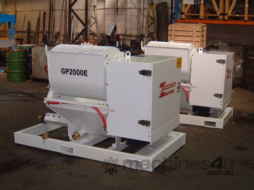 caption GP2000E GROUT PUMP (Electric Powered)