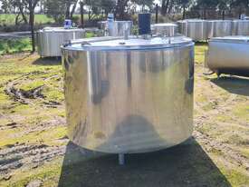 STAINLESS STEEL TANK, MILK VAT 1750 LT - picture2' - Click to enlarge