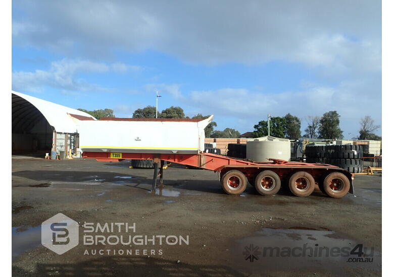 Buy Used CUSTOM BUILT QUAD AXLE SIDE TIPPER A TRAILER Tipping Trailers in , Listed on Machines4u