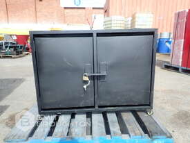 BLACK METAL STORAGE BOX - picture0' - Click to enlarge