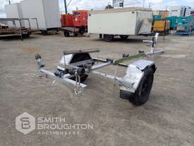 CUSTOM BUILT SINGLE AXLE BOAT TRAILER - picture0' - Click to enlarge