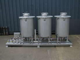 Stainless Steel Triple Dosing Tanks - 3 x 240L - picture0' - Click to enlarge