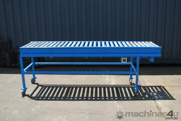 Motorised Roller Conveyor - 2.6m long