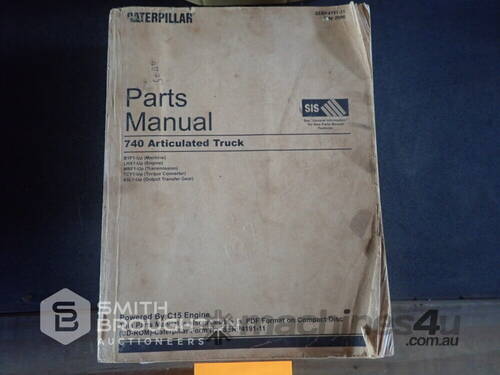 CATERPILLAR 740 ARTICULATED TRUCK SERVICE & PARTS MANUALS