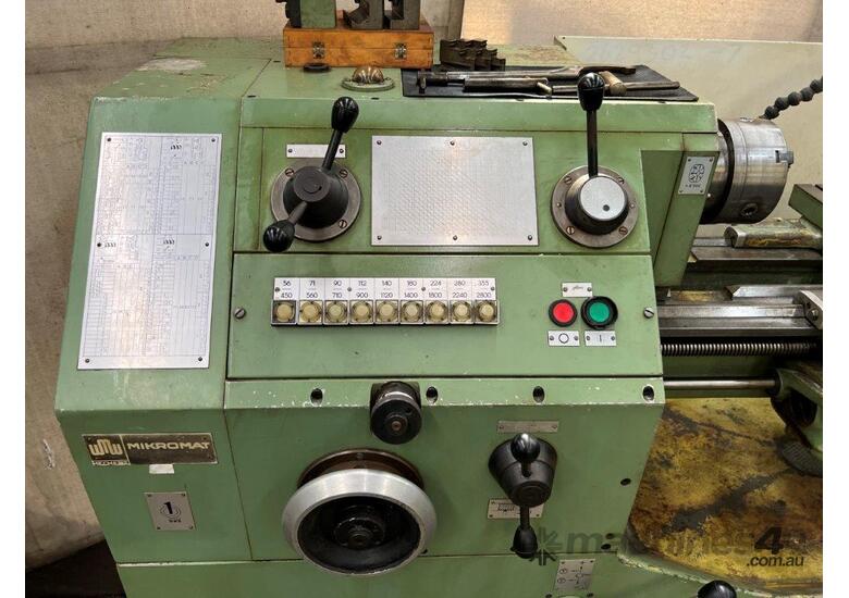 caption WMW Heckert - Mickromat DLZ315 x 500 tool room lathe