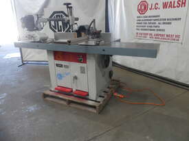 Heavy duty spindle moulder with feeder & tenoning table - picture0' - Click to enlarge