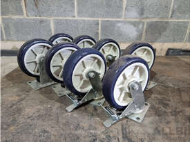 Heavy Duty Castor Wheels - Quantity of 8 - picture0' - Click to enlarge