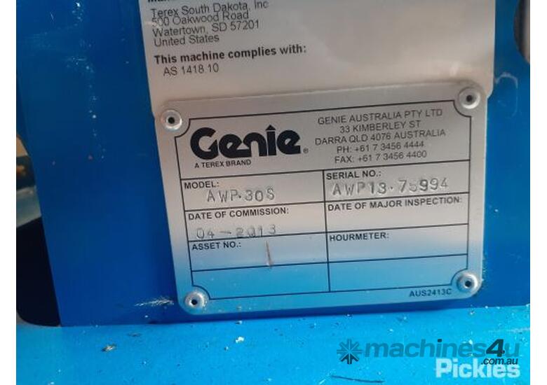 Used Genie AWP-30S Self Propelled Personnel Lift in , - Listed on ...