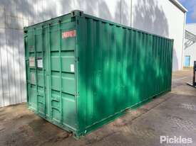 20 Foot Shipping Container. Serial 246042-7.  
Please Note: Used, Untested, May Be Incomplete or Non - picture0' - Click to enlarge