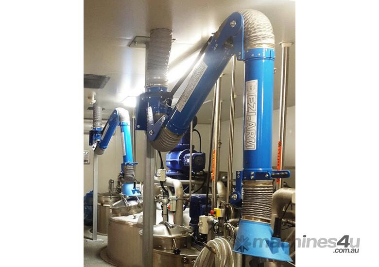 caption Nordfab Ezi Arms- The Smart Choice for Welding Fume Extraction
