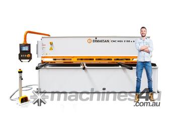 HIGH QUALITY CUTTING - European Quality Hydraulic Guillotine - Ermaksan CNC HGS 4100-6