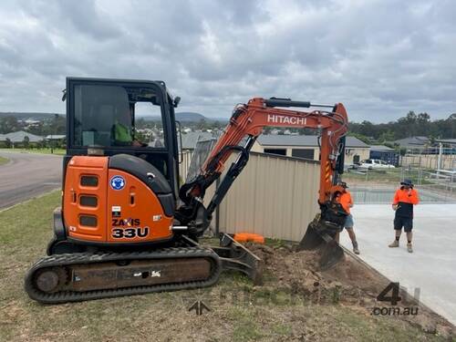 caption CEG SALES - NSW - HITACHI 3.5 T EXCAVATOR