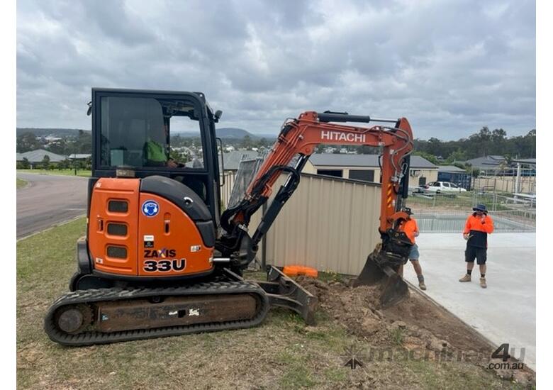 caption CEG SALES - NSW - HITACHI 3.5 T EXCAVATOR