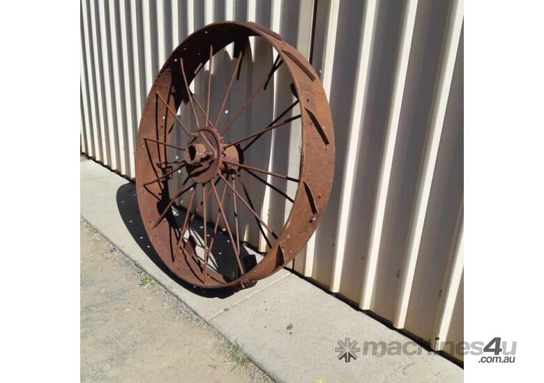 Large Drive Harvester Vintage Steel Wheel