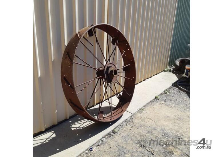 Large Drive Harvester Vintage Steel Wheel