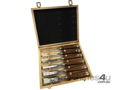 caption 6Pce Woodworking Chisel Set OT-WWCS-6 by Oltre