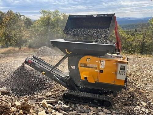 caption Rubble Crusher: 2024 CMB International RC150V Model - Heavy Duty Crushing!