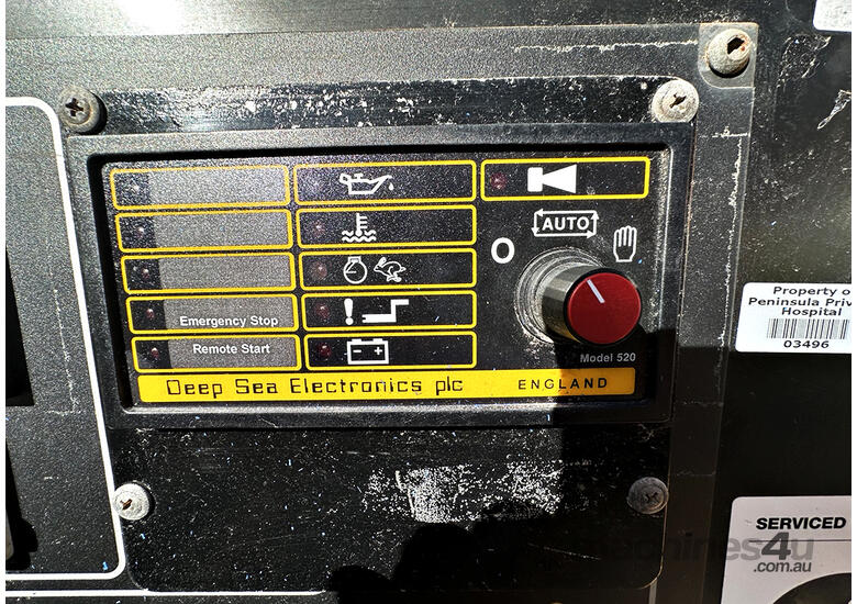 caption 100kVA Used SDMO Cummins/Stamford Open Generator Set