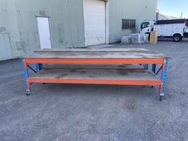 2x Pallet Racking Work Benches - picture1' - Click to enlarge