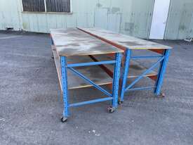 2x Pallet Racking Work Benches - picture2' - Click to enlarge