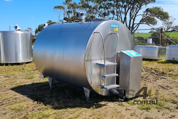 5050lt STAINLESS STEEL TANK, MILK VAT