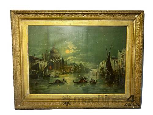 caption VENICE STYLE PRINT/PAINTING