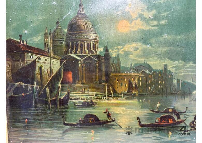 caption VENICE STYLE PRINT/PAINTING