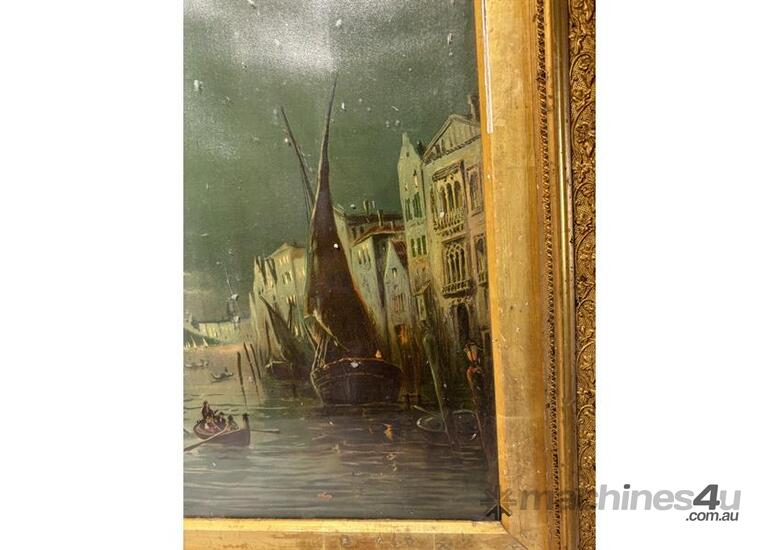 caption VENICE STYLE PRINT/PAINTING