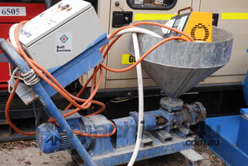 Mono small grout pump and hopper ,