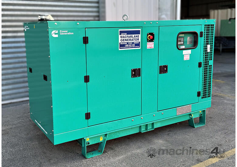 caption Macfarlane - 55kVA Used Cummins Enclosed Generator Set