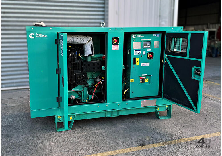 caption Macfarlane - 55kVA Used Cummins Enclosed Generator Set
